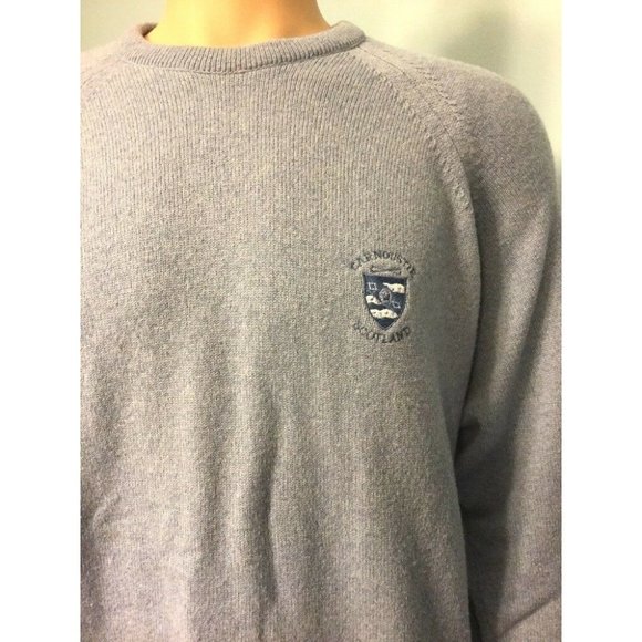 Mens Blue Lyle & Scott Simpsons Golf Shop Carnoustie Pullover Crew Sweater 2XL - Picture 5 of 12